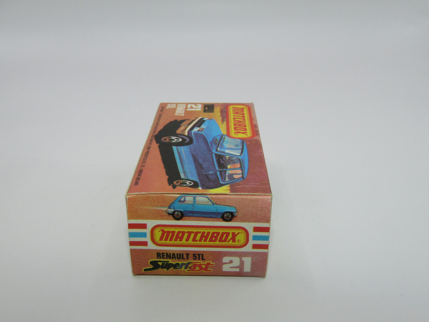 Matchbox Superfast No 21C Renault 5TL BLACK HUBS RED Int SILVER BASE