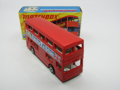 Matchbox Superfast No 17B The Londoner, Ty-Phoo, 5 Spoke Wheels, Gloss Black Base