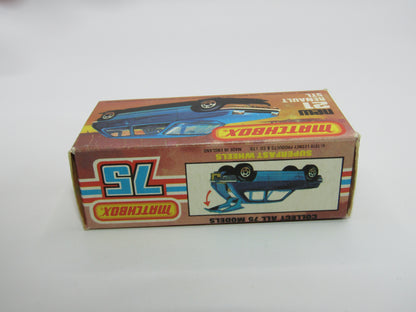 Matchbox Superfast No 21C Renault 5TL DARK AMBER Windows GREY BROWN Base