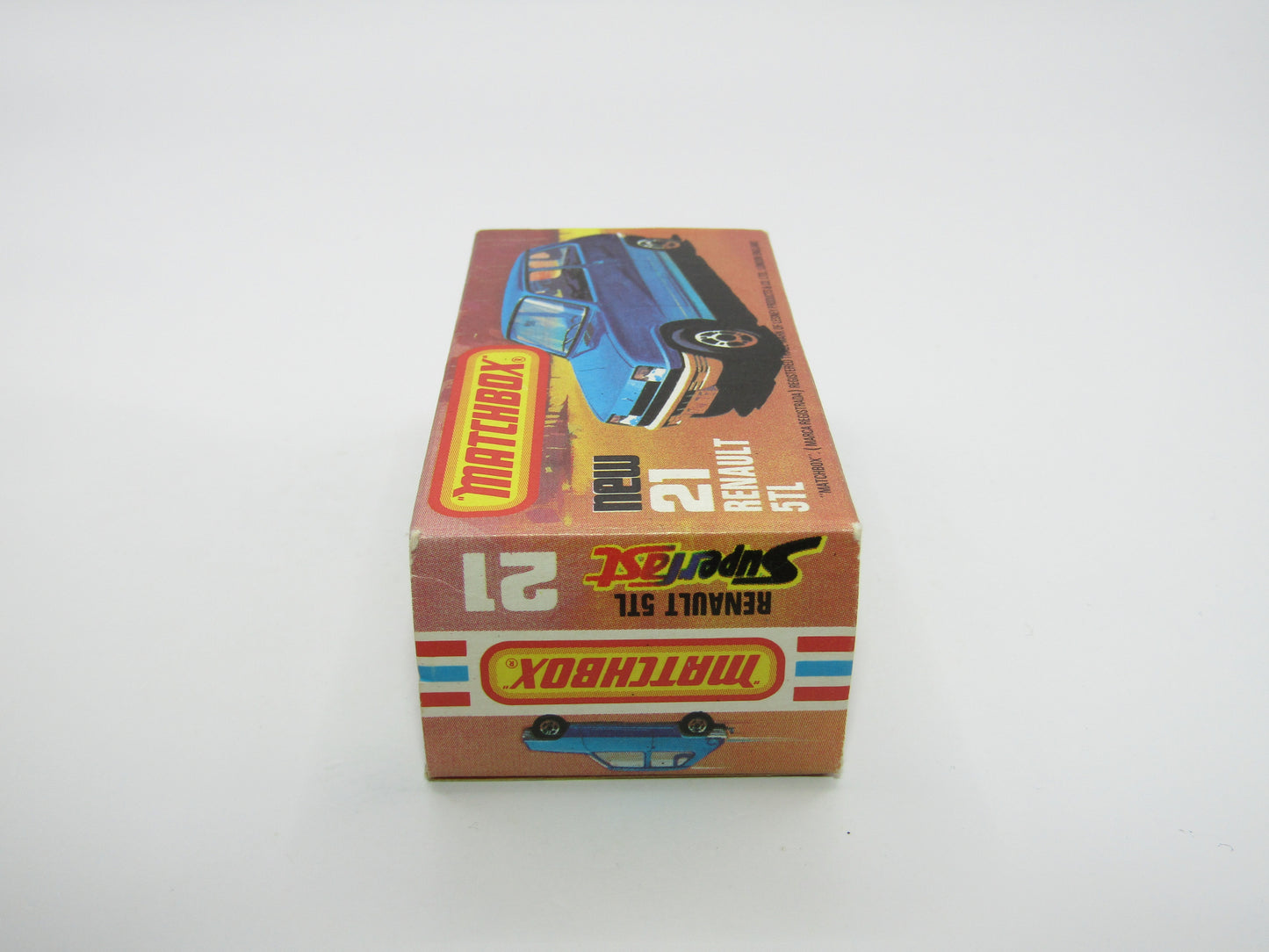 Matchbox Superfast No 21C Renault 5TL Yellow RED Interior SILVER Base