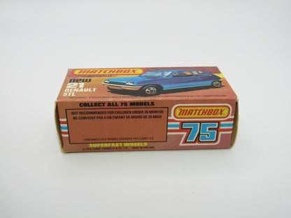 Matchbox Superfast No 21C Renault 5TL Yellow RED Interior SILVER Base