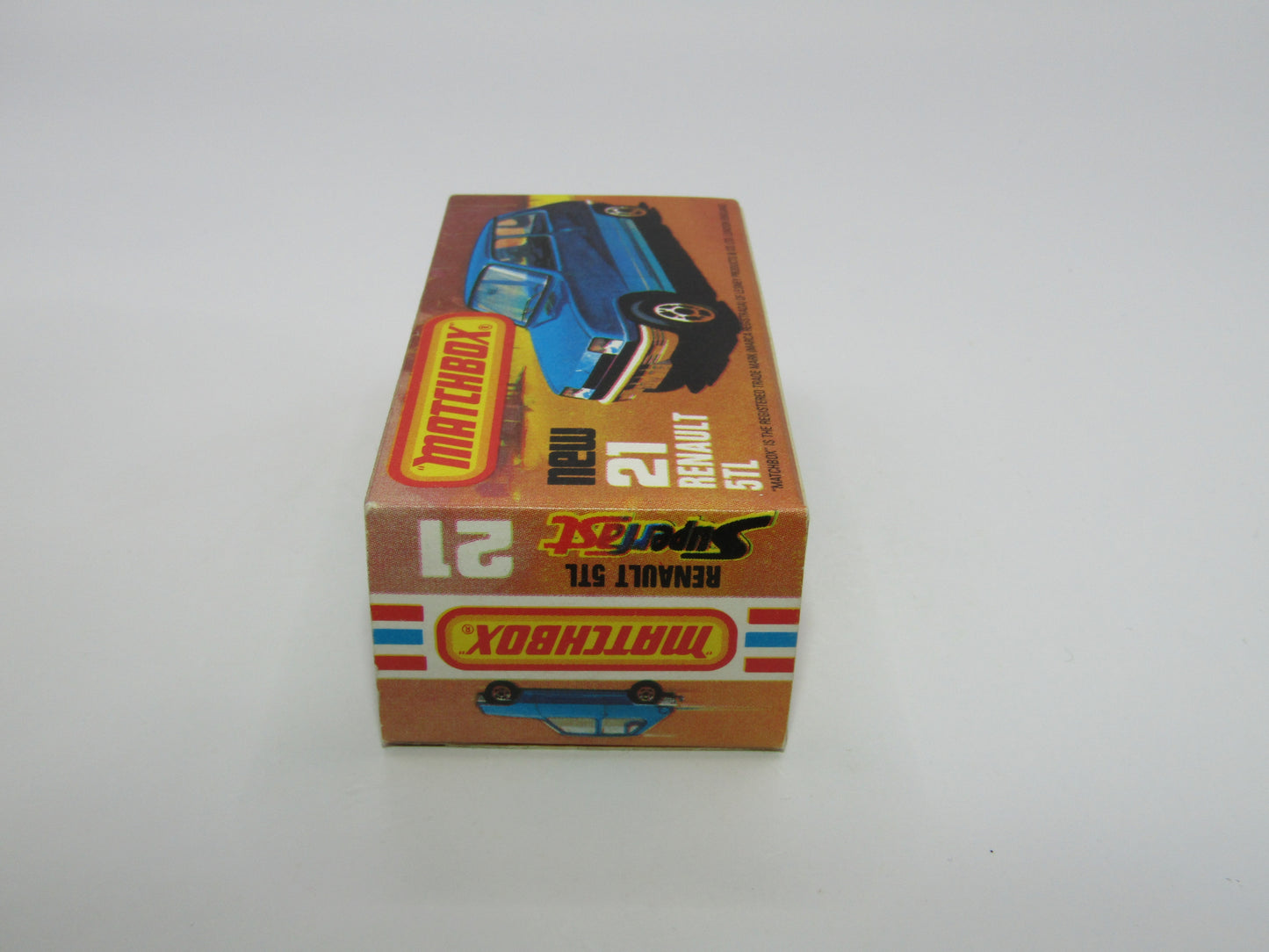 Matchbox Superfast No 21C Renault 5TL Yellow RED Interior BLACK Base