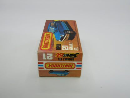 Matchbox Superfast No 21C Renault 5TL Yellow RED Interior BLACK Base