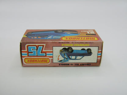 Matchbox Superfast No 21C Renault 5TL Blue BLACK HUBS Silver Base