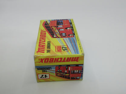 Matchbox Superfast No 17B The Londoner, Berger Paints, Dot Dash Wheels, METALLIC BROWN Base