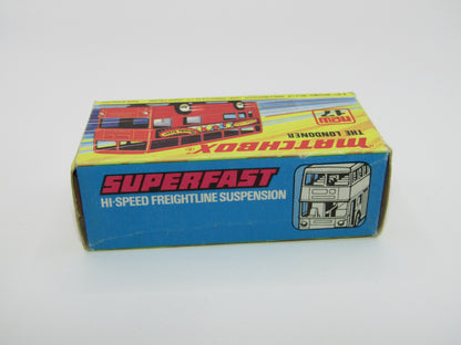 Matchbox Superfast No 17B The Londoner, Berger Paints, Dot Dash Wheels, METALLIC BROWN Base