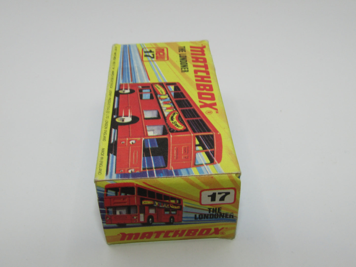 Matchbox Superfast No 17B The Londoner, Berger Paints, Dot Dash Wheels, METALLIC BROWN Base