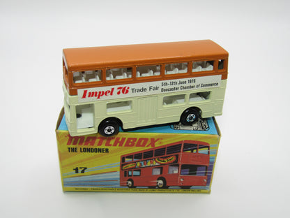 Matchbox Superfast No 17B The Londoner Impel 76 Coffee & Cream Gloss Black Base