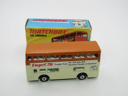 Matchbox Superfast No 17B The Londoner Impel 76 Coffee & Cream Gloss Black Base